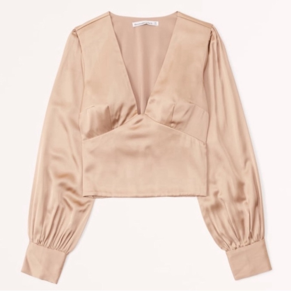 Abercrombie satin blouse